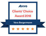 Avvo Client's Choice Awards, Vera Bergermann, 2018