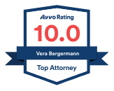 Avvo Rating Vera Bergermann Top Attorney